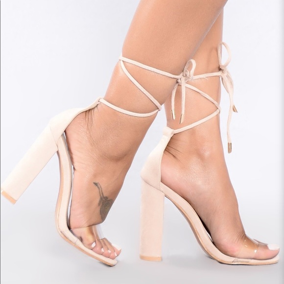 Shoes - Lace up heels